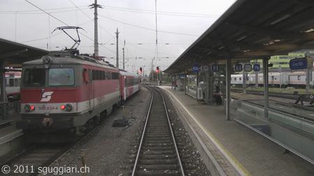 Vista dalla cabina - ÖBB 1142 (Austria)